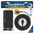 Power Up! ValuePack USB Type C Cable 8ft Backup Battery 191-05967